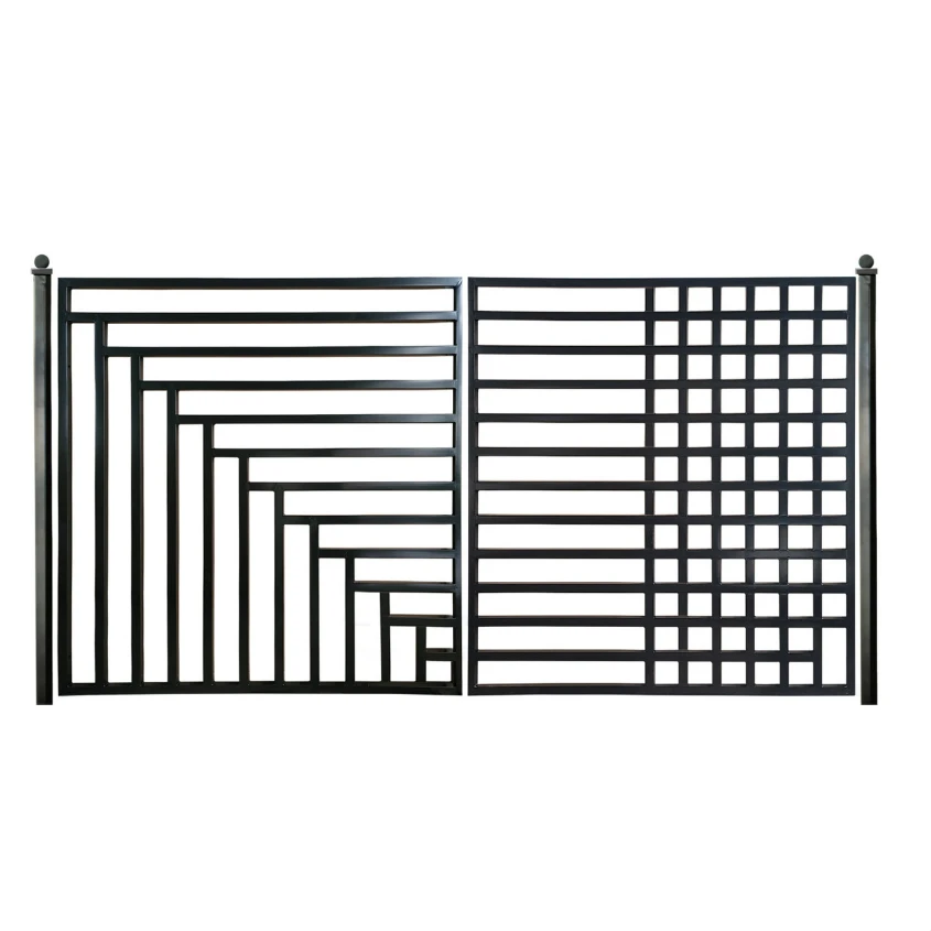 Aleko Steel Dual Swing Driveway Gate - Kyiv Style - 12 X 6 Feet DG12KYIVD-AP 3 Aleko Steel Dual Swing Driveway Gate - Kyiv Style - 12 X 6 Feet DG12KYIVD-AP