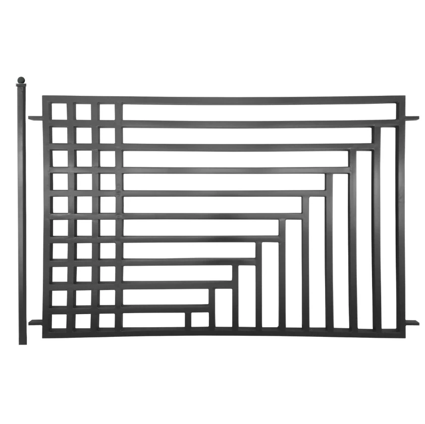 Aleko Steel Fence – Kyiv Style – 8x5 Ft. FENCEKYIV-AP 3 Aleko Steel Fence – Kyiv Style – 8x5 Ft. FENCEKYIV-AP