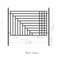 Aleko Steel Fence – Kyiv Style – 8x5 Ft. FENCEKYIV-AP 15 Aleko Steel Fence – Kyiv Style – 8x5 Ft. FENCEKYIV-AP -Home And Outdoor Screenshot2023 11 29043258