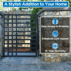 Aleko Steel Pedestrian Gate - Kyiv Style - 5 Ft. PGKYIV-AP -Home And Outdoor Screenshot2023 11 29043806