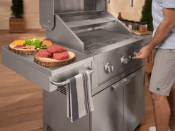 Outdoor BBQ Kitchen Stainless Steel Freestanding Grill Cart With Platinum Gas Grill 67101 -Home And Outdoor Screenshot2024 10 22105828