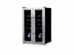 Newair 24 Bottle Stainless Steel French Door Dual Zone Wine Refrigerator With Double-Layer Tempered Glass Door And Quiet Compressor Cooling 20" NWC024SSD0 -Home And Outdoor Screenshot 2024 11 22 155209