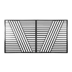 Aleko Steel Dual Swing Driveway Gate - Sofia Style - 14 X 6 Feet DG14SOFD-AP -Home And Outdoor Sophia 12 Main compressed 09578