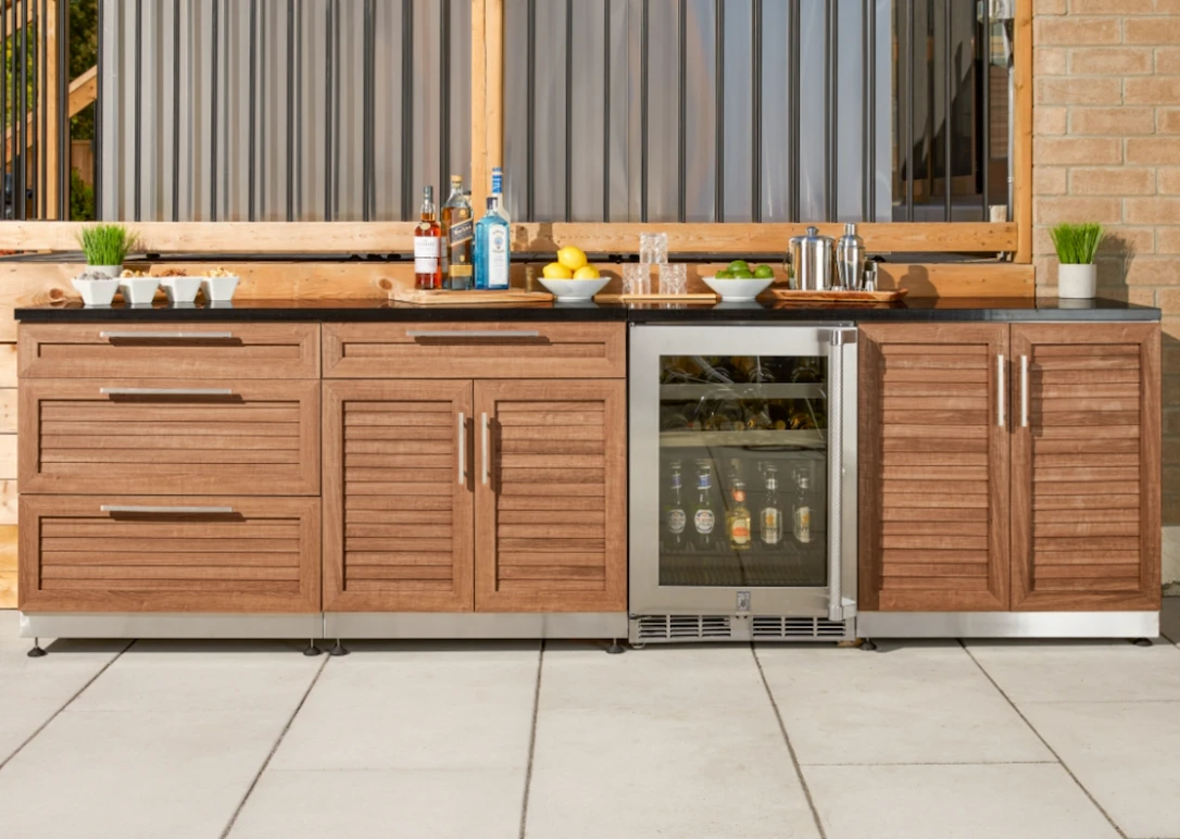 NewAge Outdoor Kitchen Island 3 Piece Outdoor Kitchen 65084 4 NewAge Outdoor Kitchen Island 3 Piece Outdoor Kitchen 65084 - Image 2