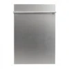 ZLINE 18 In. Compact Top Control Dishwasher 120-Volt With Stainless Steel Tub And Modern Style Handle