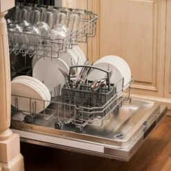 ZLINE 24 In. Top Control Dishwasher 120-Volt With Stainless Steel Tub And Modern Style Handle -Home And Outdoor zline 24 top control dishwasher with stainless steel tub and modern style handle dishwashers zline kitchen and bath 824379 c1240f26 26e1 4710 9bcd f7fdd2817156
