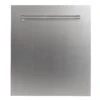 ZLINE 24 In. Top Control Dishwasher 120-Volt With Stainless Steel Tub And Traditional Style Handle -Home And Outdoor zline 24 top control dishwasher with stainless steel tub and traditional style handle dishwashers zline kitchen and bath 228155