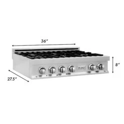 ZLINE 36" Porcelain Gas Stovetop With 6 Gas Burners (RT36) 20 ZLINE 36" Porcelain Gas Stovetop With 6 Gas Burners (RT36) -Home And Outdoor zline 36 porcelain rangetop with 6 gas burners rt36 rangetops zline kitchen and bath 569444