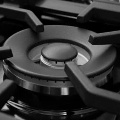 ZLINE 48" Porcelain Gas Stovetop In DuraSnow® Stainless Steel With 7 Gas Burners And Griddle (RTS-48) -Home And Outdoor zline 48 porcelain rangetop in durasnow stainless steel with 7 gas burners zline kitchen and bath 330103