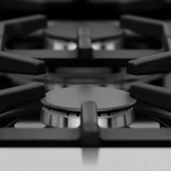 ZLINE 48" Porcelain Gas Stovetop In DuraSnow® Stainless Steel With 7 Gas Burners And Griddle (RTS-48) -Home And Outdoor zline 48 porcelain rangetop in durasnow stainless steel with 7 gas burners zline kitchen and bath 926768