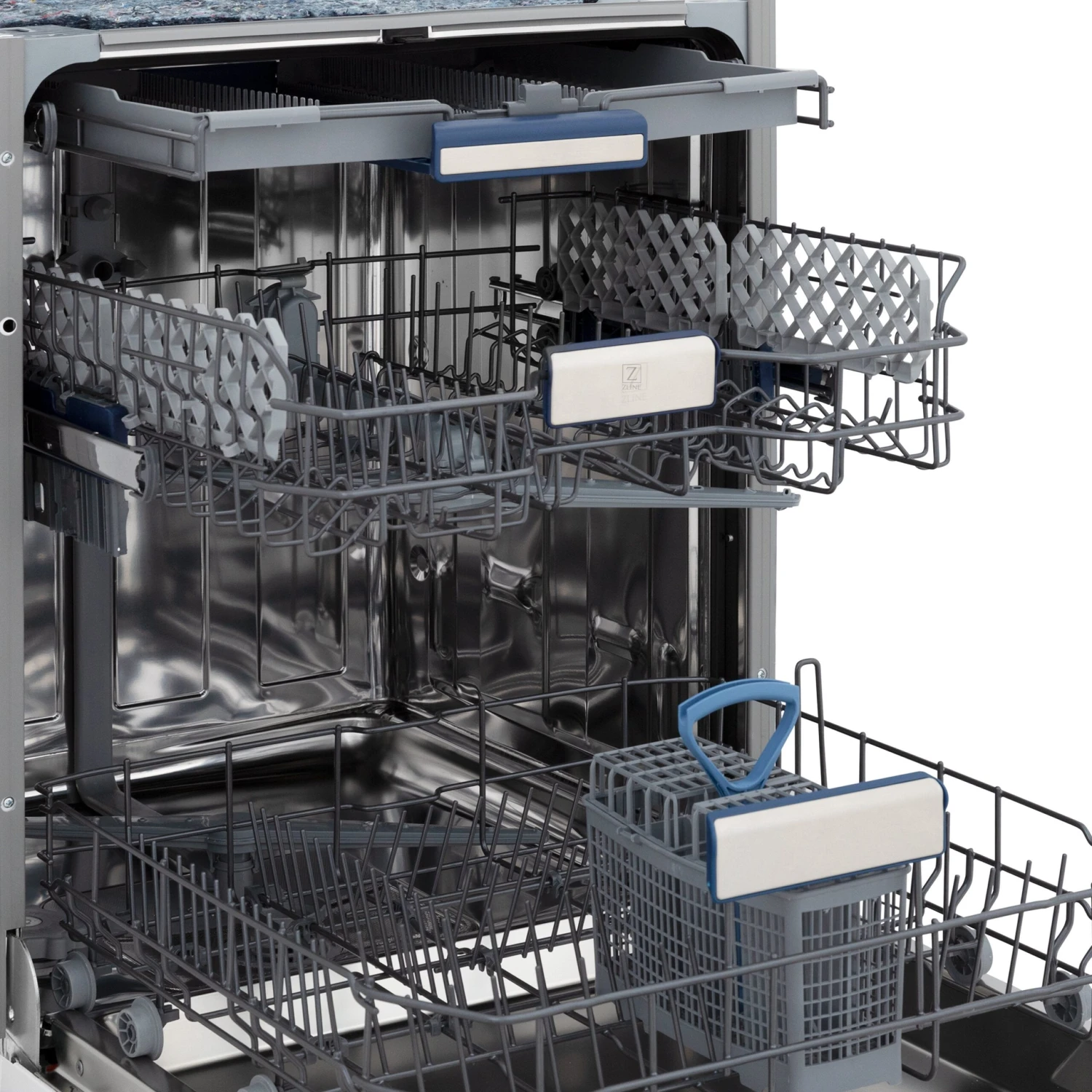 ZLINE 24" Top Control Tall Tub Dishwasher In Custom Panel Ready With Stainless Steel Tub And 3rd Rack (DWV-24) 8 ZLINE 24" Top Control Tall Tub Dishwasher In Custom Panel Ready With Stainless Steel Tub And 3rd Rack (DWV-24) - Image 6
