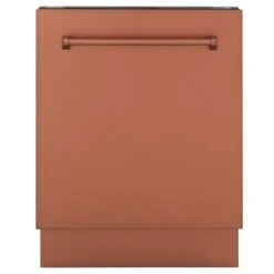 ZLINE 24" Top Control Tall Tub Dishwasher In Custom Panel Ready With Stainless Steel Tub And 3rd Rack (DWV-24) 33 ZLINE 24" Top Control Tall Tub Dishwasher In Custom Panel Ready With Stainless Steel Tub And 3rd Rack (DWV-24) -Home And Outdoor zline dishwasher copper DWV C 24 front hero