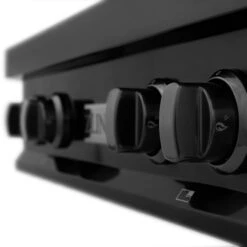 ZLINE 36" Porcelain Gas Stovetop In Black Stainless Steel With 6 Gas Burners (RTB-BR-36) -Home And Outdoor zline professional black stainless steel range RTB 30 detail knobs f48c3b8e f713 454a 9d2a dff0fa80edc8