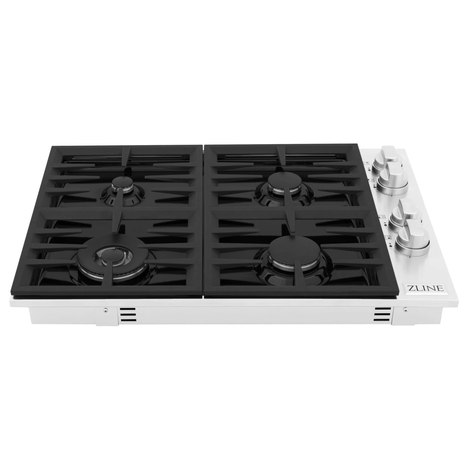 ZLINE 30" Dropin Gas Stovetop With 4 Gas Burners And Black Porcelain Top (RC30-PBT) 4 ZLINE 30" Dropin Gas Stovetop With 4 Gas Burners And Black Porcelain Top (RC30-PBT) - Image 2