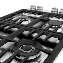 ZLINE 30" Dropin Gas Stovetop With 4 Gas Burners (RC30) -Home And Outdoor zline professional gas dropin cooktop RC30 burner detail 1