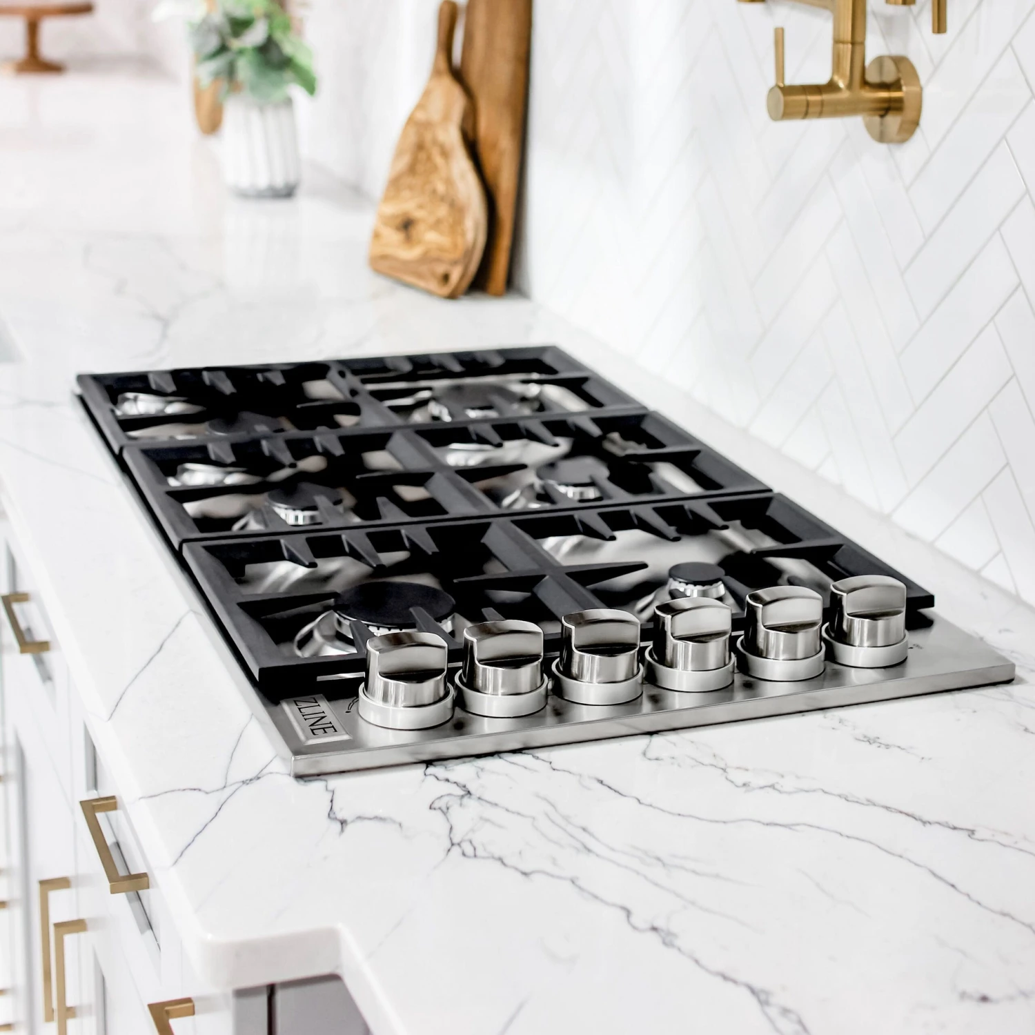 ZLINE 36" Dropin Gas Stovetop With 6 Gas Burners (RC36) 4 ZLINE 36" Dropin Gas Stovetop With 6 Gas Burners (RC36) - Image 3