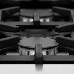 ZLINE 30" Porcelain Gas Stovetop With 4 Gas Burners (RT30) -Home And Outdoor zline professional stainless steel gas range RT30 detail cast iron grill