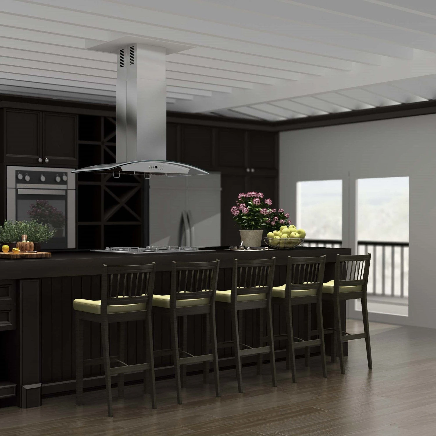 ZLINE Stainless Steel And Glass Island Range Hood (GL5i) 9 ZLINE Stainless Steel And Glass Island Range Hood (GL5i) - Image 7