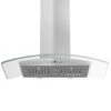 ZLINE Stainless Steel And Glass Island Range Hood (GL5i) 2 ZLINE Stainless Steel And Glass Island Range Hood (GL5i) -Home And Outdoor zline stainless steel island range hood GL5i underneath