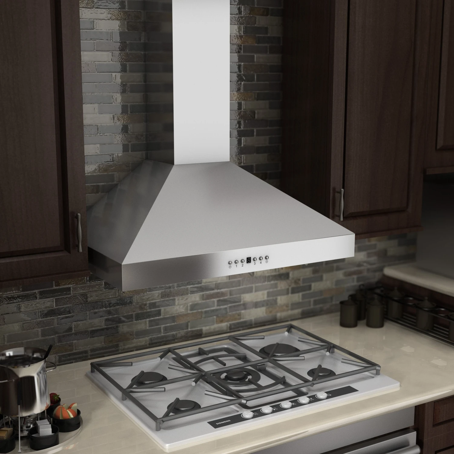 ZLINE Convertible Vent Wall Mount Range Hood In Stainless Steel With Crown Molding (KL3CRN) 11 ZLINE Convertible Vent Wall Mount Range Hood In Stainless Steel With Crown Molding (KL3CRN) - Image 9