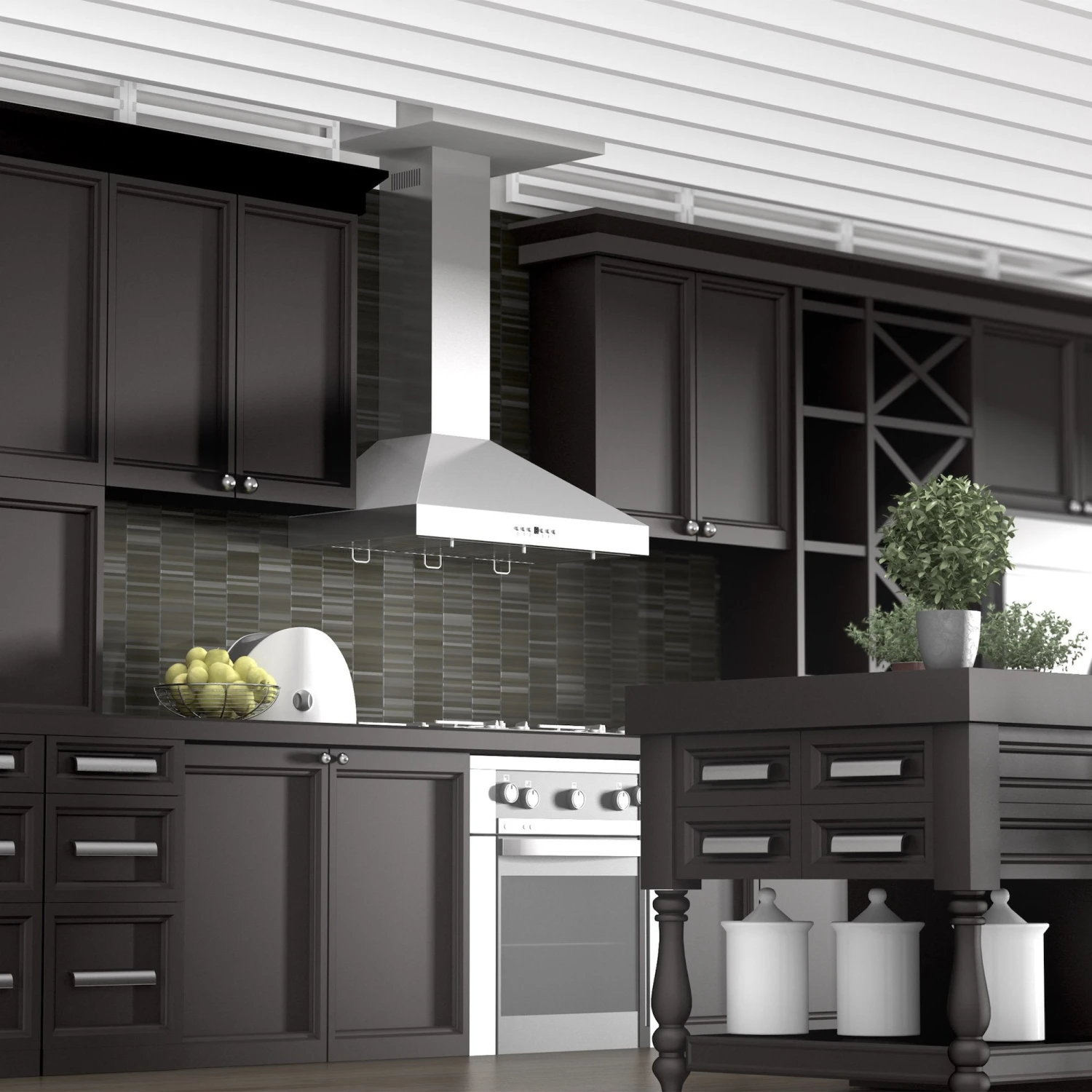 ZLINE Convertible Vent Wall Mount Range Hood In Stainless Steel With Crown Molding (KL3CRN) 8 ZLINE Convertible Vent Wall Mount Range Hood In Stainless Steel With Crown Molding (KL3CRN) - Image 6