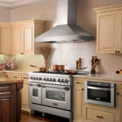 ZLINE Professional Convertible Vent Wall Mount Range Hood In Stainless Steel (597) -Home And Outdoor zline wall mount range hood in stainless steel 597 range hoods zline kitchen and bath 433007