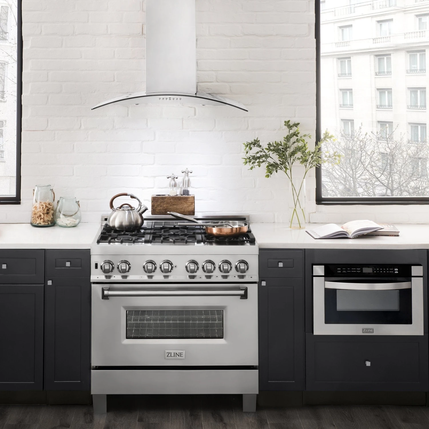 ZLINE Convertible Vent Wall Mount Range Hood In Stainless Steel & Glass (KN4) 11 ZLINE Convertible Vent Wall Mount Range Hood In Stainless Steel & Glass (KN4) - Image 9