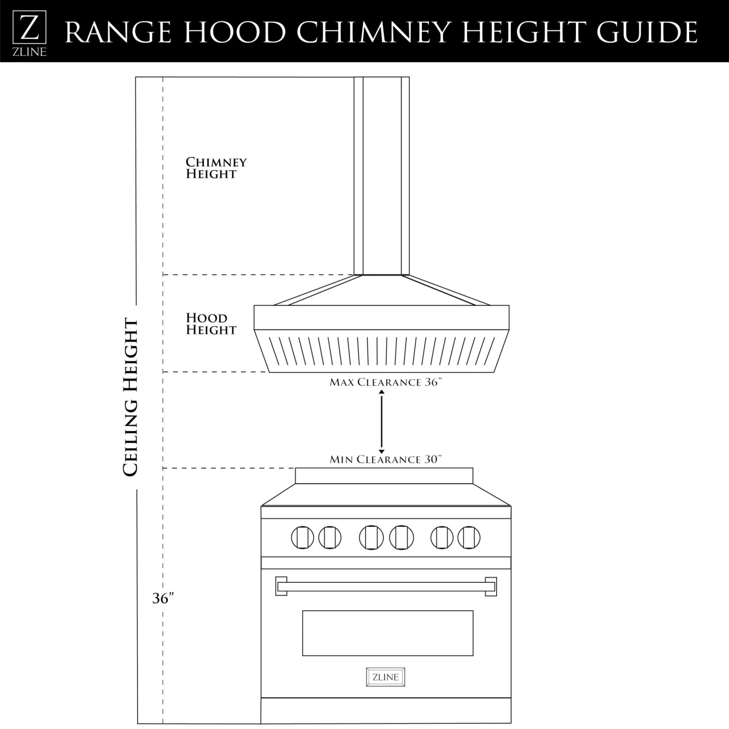 ZLINE Convertible Vent Wall Mount Range Hood In Stainless Steel & Glass (KN4) 14 ZLINE Convertible Vent Wall Mount Range Hood In Stainless Steel & Glass (KN4) - Image 12