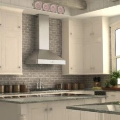 ZLINE Convertible Vent Wall Mount Range Hood In Stainless Steel (KF2) -Home And Outdoor zline wall mount range hood in stainless steel kf2 range hoods zline kitchen and bath 430114