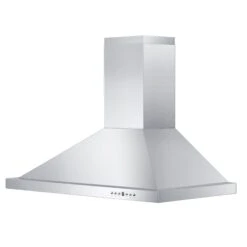 ZLINE Convertible Vent Wall Mount Range Hood In Stainless Steel With Crown Molding (KBCRN)