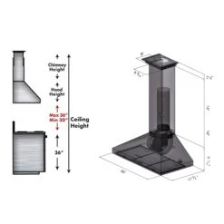 ZLINE Wall Mount Range Hood In Stainless Steel With Crown Molding (KL3CRN) -Home And Outdoor zline wall mount range hood in stainless steel with crown molding kl3crn range hoods zline kitchen and bath 884953 37fc82d3 000f 468f b70a a292a4b0c421