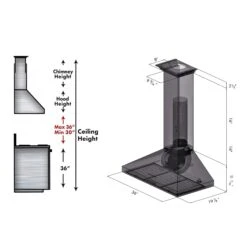 ZLINE Wall Mount Range Hood In Stainless Steel With Crown Molding (KL3CRN) -Home And Outdoor zline wall mount range hood in stainless steel with crown molding kl3crn range hoods zline kitchen and bath 890861 3bd581e3 8be4 443e 965c 07a0605624d8